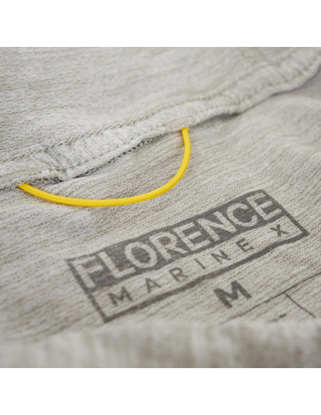 FLORENCE MARINE X - AIRTEX HOODED SHIRT Long Sleeve, Light Heather Grey