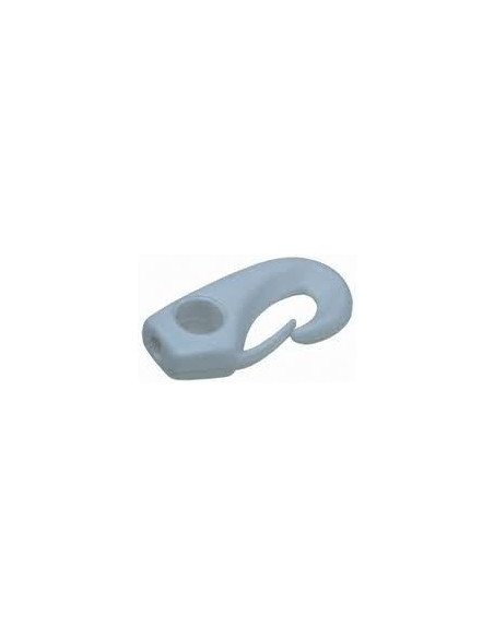 GANCIO IN PLASTICA PER ELASTICO 6mm
