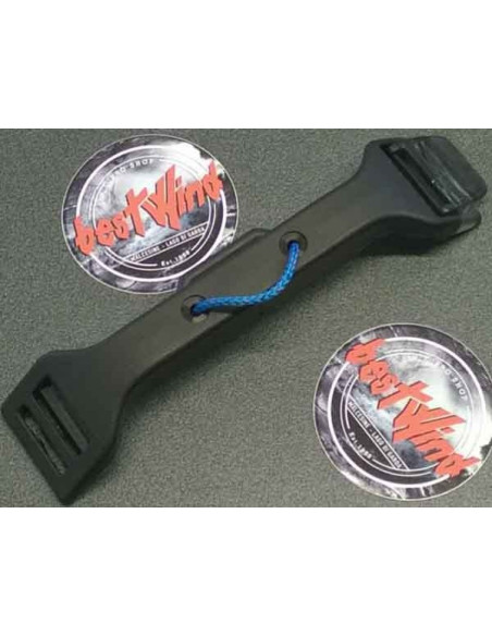 GANCIO TRAPEZIO 3 PUNTI IN PLASTICA CON FIBBIA SGANCIO RAPIDO - RICAMBIO