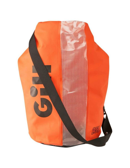 GILL - WATERPROOF DRY BAG 25 LT WITH STRAP ORANGE