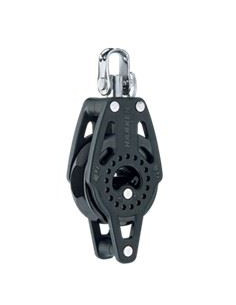 HARKEN - BOZZELLO 57 MM A CRICCO CON ARRICAVO CARBO RATCHETS BLOCK WITH BECKET