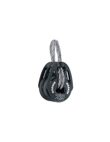HARKEN - SHEAVE 29 MM DOUBLE T2™ SOFT ATTACH DOUBLE CARBO BLOCK