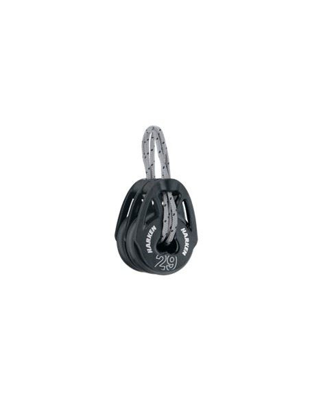 HARKEN - SHEAVE 29 MM DOUBLE T2™ SOFT ATTACH DOUBLE CARBO BLOCK