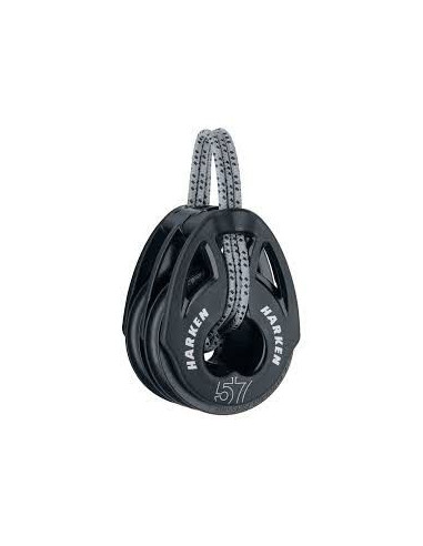 HARKEN - BOZZELLO 57 MM DOPPIO T2™ SOFT ATTACH DOUBLE CARBO BLOCK
