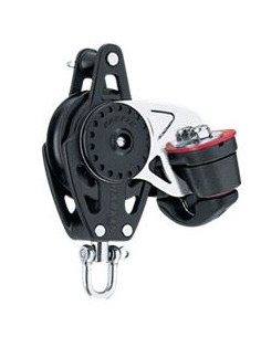 HARKEN - BOZZELLO 57 MM CON STROZZATORE E ARRICAVO CARBO BLOCK WITH BECKET AND CAM CLEAT