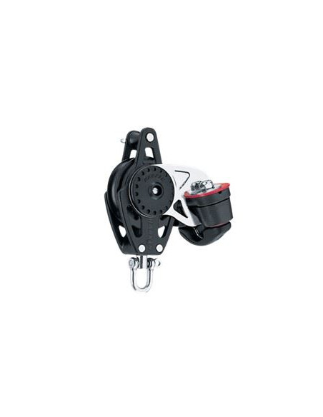 HARKEN -57 MM CARBO BLOCK WITH BECKET AND CAM CLEAT