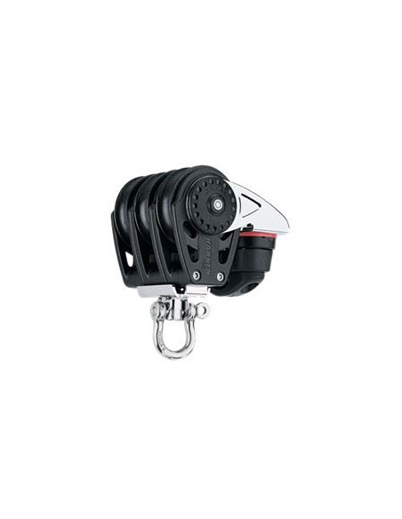HARKEN - BOZZELLO 40 MM TRIPLO CON STROZZATORE TRIPLE CARBO BLOCK WITH CAM CLEAT