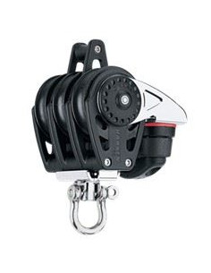 HARKEN - 40 MM TRIPLE CARBO BLOCK WITH CAM CLEAT AND BECKET