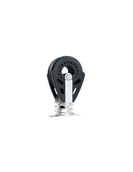 HARKEN - BOZZELLO 40 MM VERTICALE / FISSO CARBO STAND-UP BLOCK WITH SPRING AND EYESTRAP - ASSEMBLED