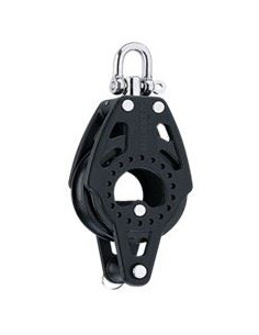 HARKEN - BOZZELLO 75 MM CON ARRICAVO CARBO BLOCK WITH BECKET