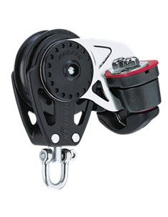 HARKEN - BOZZELLO 75 MM CON STROZZATORE CARBO BLOCK WITH CLAM CLEAT