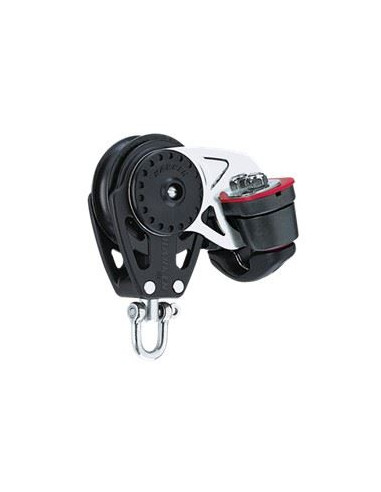 HARKEN - 75 MM WITH CLEAT CARBO BLOCK WITH CLAM CLEAT