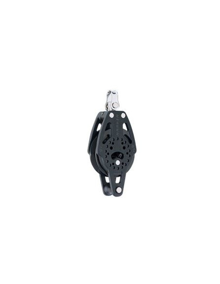 HARKEN - BOZZELLO 75 MM A CRICCO CON ARRICAVO CARBO RATCHETS BLOCK WITH BECKET