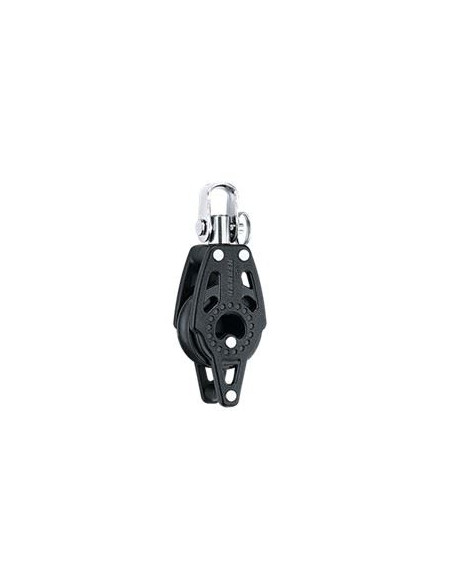 HARKEN - BLOCK 29MM SINGLE / SWIVEL / ARRICCAVO - SINGLE BLOCK WITH BECKET - CARBO