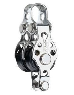 HARKEN® lead BLOCK 16 mm DOUBLE WITH BECKET