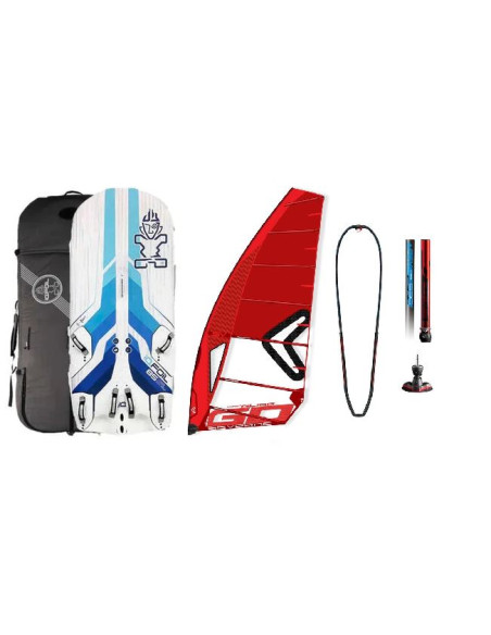 IQFOIL - YOUTH FULL PACKAGE - BOARD 85 / RIG HGO 8.0 / FOIL / BOARDBAG
