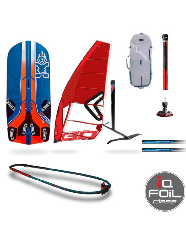 IQFOIL -  MEN FULL PACKAGE - BOARD 95 / RIG HGO 8.0 / FOIL / BOARDBAG