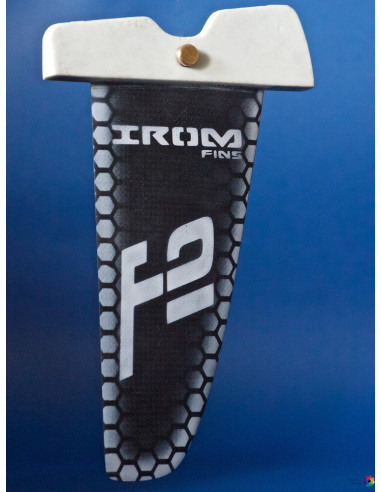IROM FINS - PINNA CUSTOM FREESTYLE F2 IN CARBONIO, POWER BOX