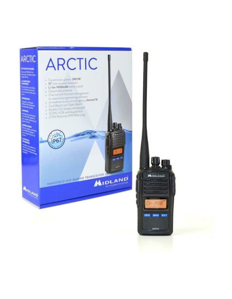 MIDLAND - ARCTIC MARINE VHF PORTABLE