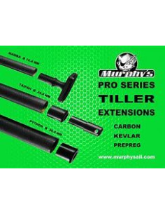 MURPHY'S - STICK IN CARBONIO PRO SERIES DIAMETRO 24,4 CM  LUNGHEZZA 2500 CM  SENZA SNODO PER 49ER E CATAMARANI
