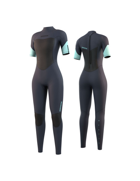 MYSTIC -Brand Shortarm 3/2mm Bzip Flatlock Women