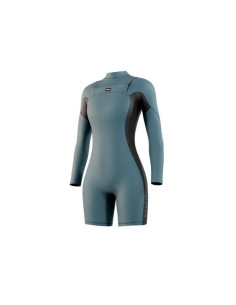 MYSTIC - HAVEN LONGARM SHORTY 3/2 MM FRONT ZIP WOMEN TEAL