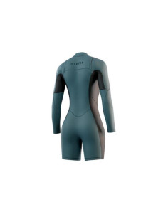 MYSTIC - HAVEN LONGARM SHORTY 3/2 MM FRONT ZIP WOMEN TEAL 2