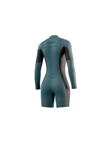 MYSTIC - MUTA SHORTY MANICA LUNGA HAVEN 3/2 DONNA - TEAL