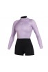 MYSTIC - MUTA SHORTY MANICA LUNGA 2/2 MM LUNAR BACK ZIP PINK