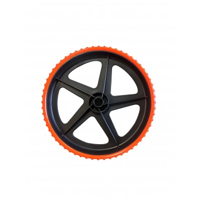 PRACTIC - RUOTA ANTIFORATURA ARANCIONE RAZ FLEX-LITE 37 CM MOZZO 25MM x 65mm larghezza