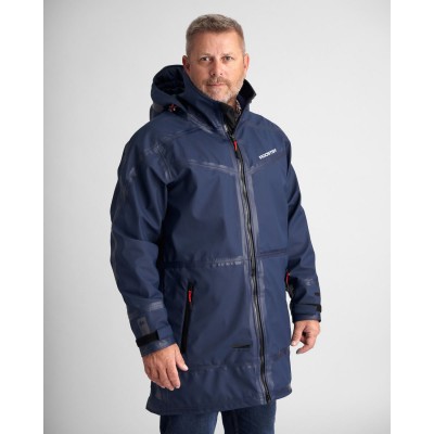ROOSTER - GIACCA AQUAFLEECE RIGGING COAT BLU