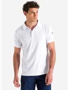 NORTH SAILS - POLO TACTEL S/S WHITE
