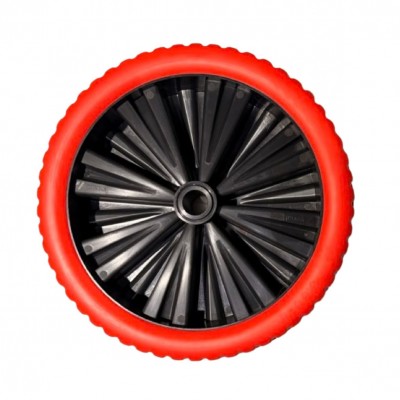 RUOTA ANTIFORATURA ROSSA - 35CM/MOZZO 25 MM
