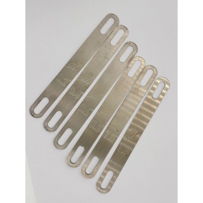 IQFOIL - SPESSORE PER RAKE PIANTONE - S IN ACCIAIO INOX MADE IN ITALY