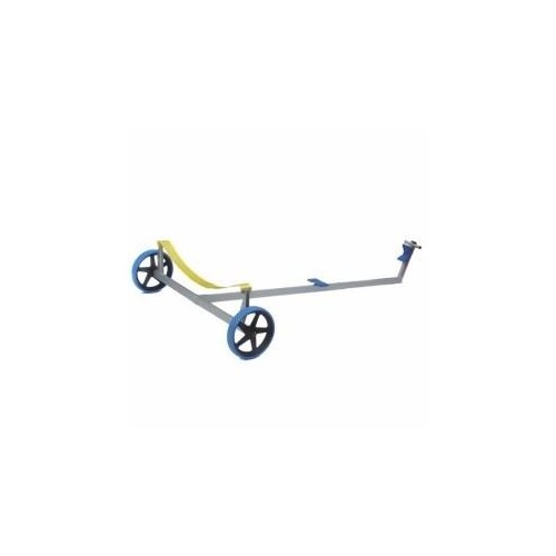 PRACTIC - CARRELLO ALAGGIO LASER CON RUOTE IMPERFORABILI BLU