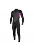 O'NEILL - MUTA BAMBINA 3/2 MM REACTOR-2 BACK ZIP ROSA