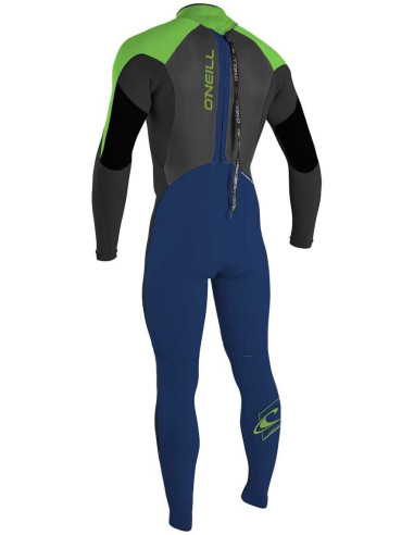 O'NEILL - MUTA BIMBO 5/4 EPIC BACK ZIP - NERA-VERDE-BLU