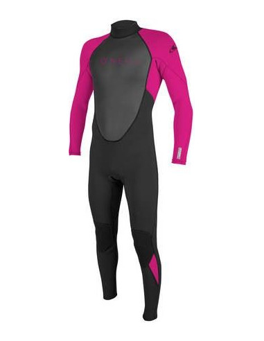 O'NEILL - REACTOR 3/2mm Back Zip Full Wetsuit Youth PINK