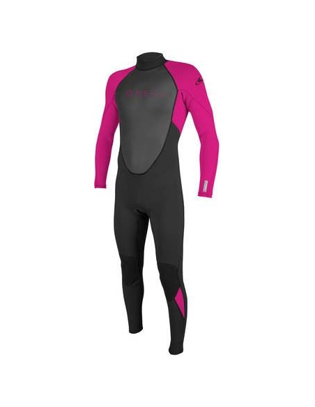 O'NEILL - REACTOR 3/2mm Back Zip Full Wetsuit Youth PINK