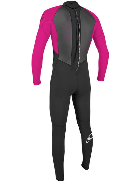 O'NEILL - REACTOR 3/2mm Back Zip Full Wetsuit Youth PINK