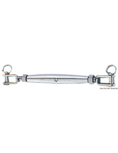 TENDITORE INOX 6 MM DUE FORCELLE FISSE