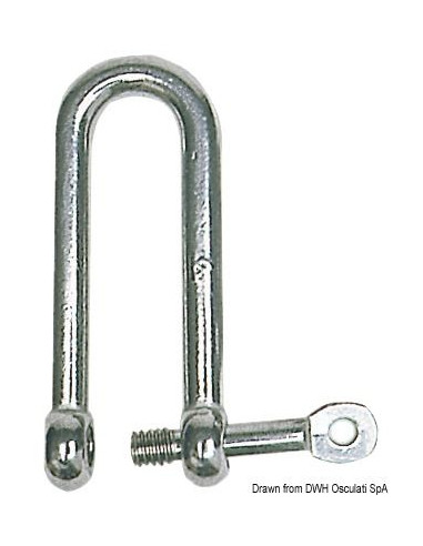 GRILLO INOX LUNGO ASSE IMPERDIBILE 6 MM