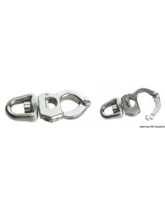 MOSCHETTONE INOX GRILLETTO MM 105 2