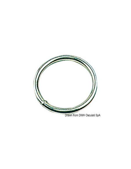 ANELLO INOX 6X40 MM