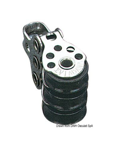 VIADANA -  MICROBOZZELLO INOX 3 PULEGGE