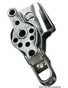 VIADANA - BOZZELLO INOX 2 PULEGGE ARRICASTROZZATORE 17X5