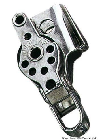 VIADANA - BOZZELLO INOX 2 PULEGGE ARRICASTROZZATORE 17X5