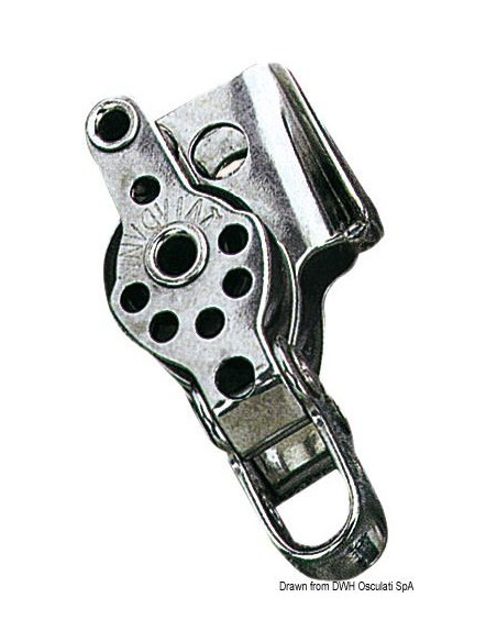 VIADANA - BOZZELLO INOX 2 PULEGGE ARRICASTROZZATORE 17X5