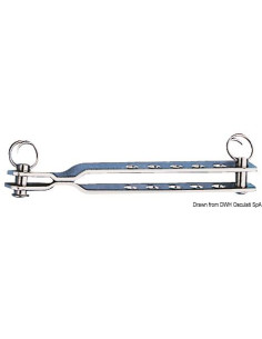 LANDA DOPPIA 120X6 MM