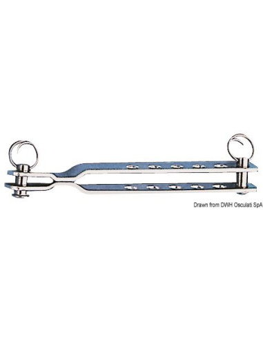 LANDA DOPPIA 120X6 MM
